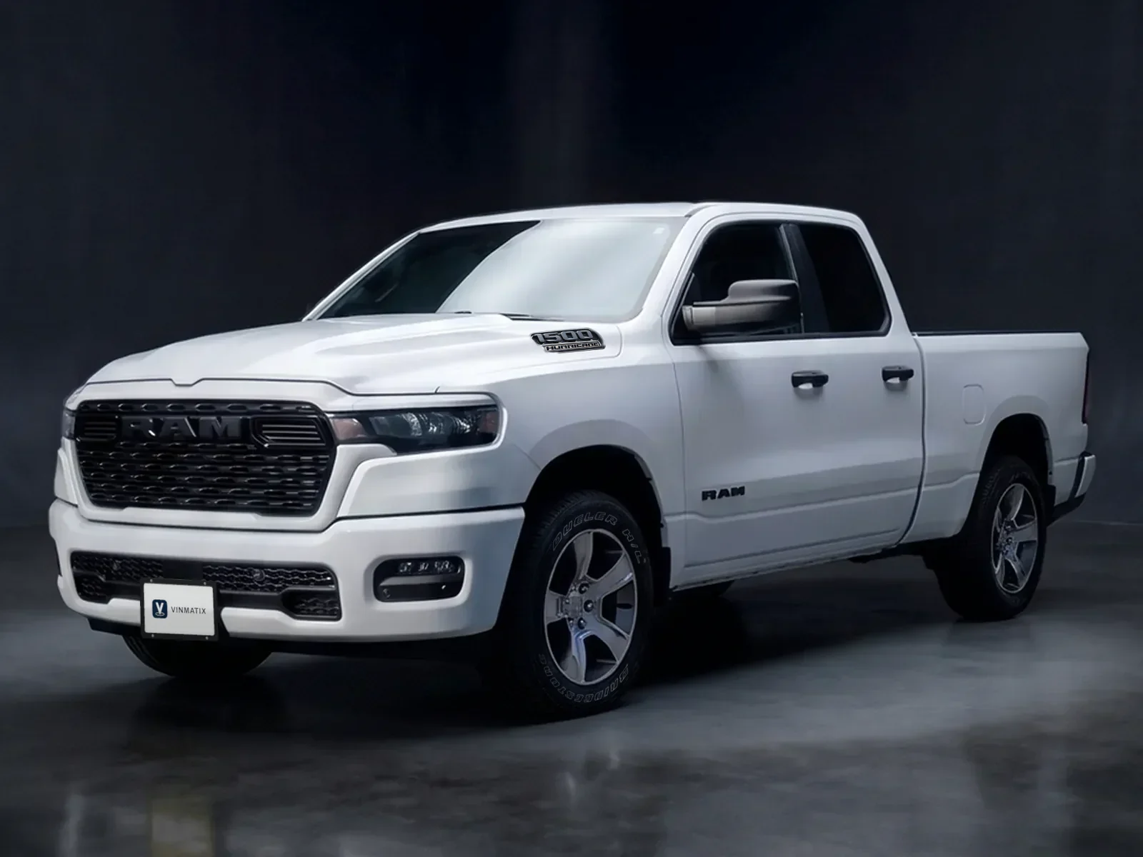 The same Ram 1500 in the Vinmatix dark studio